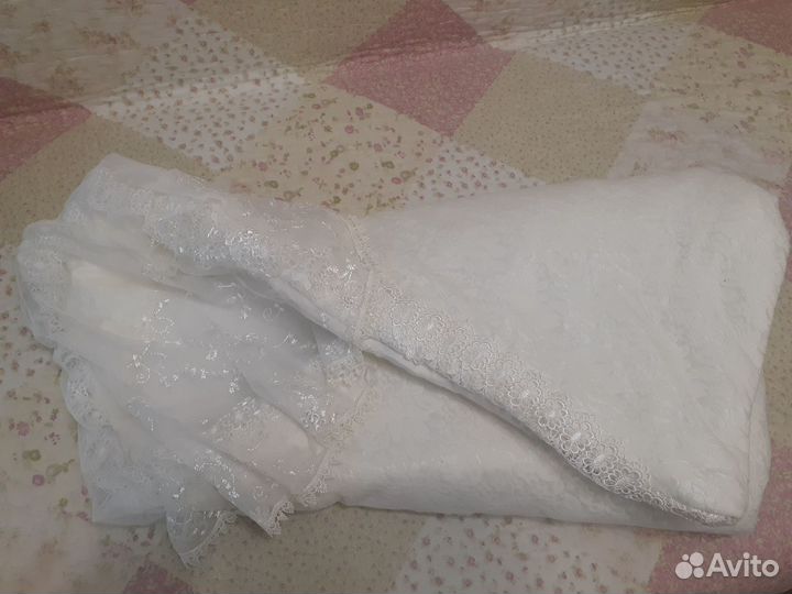 Конверт одеяло на выписку зимнее