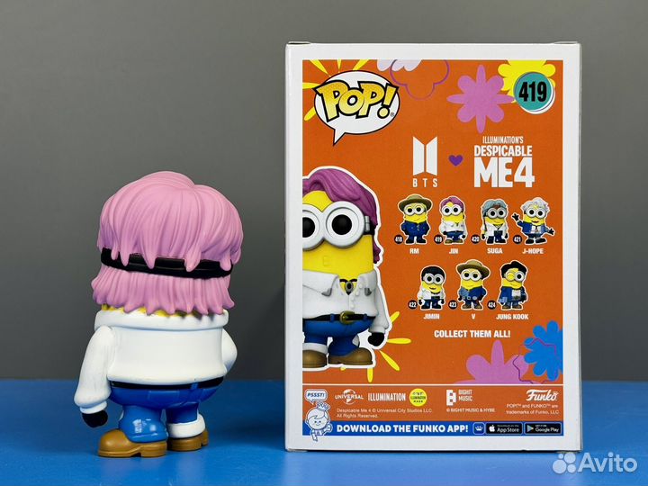 Funko Pop 419 Jin (BTS x Despicable Me 4)