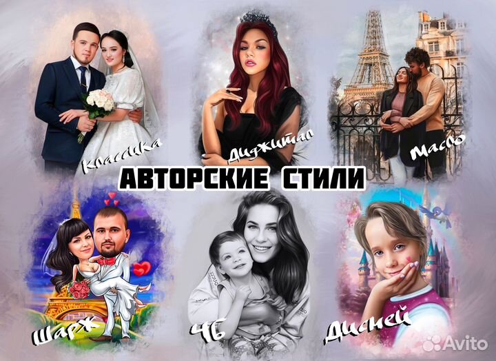 Портрет по фото на холсте Киров