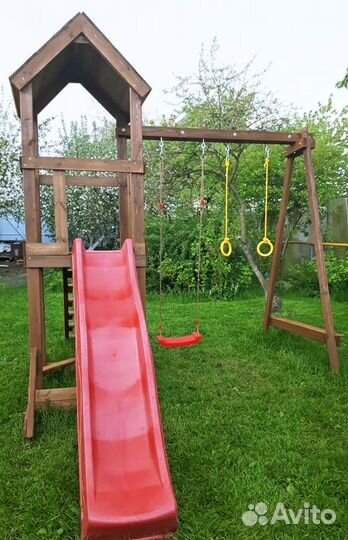 Детская деревянная площадка