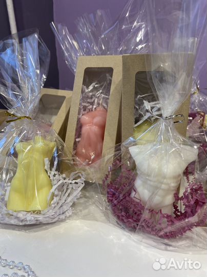 Ароматические свечи ручной работы новогодние свечи