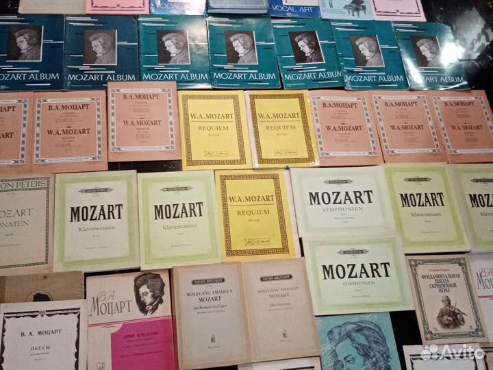 Вольфганг амадей моцарт фортепиано, партитуры