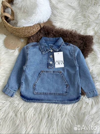Джинсовая рубашка Zara