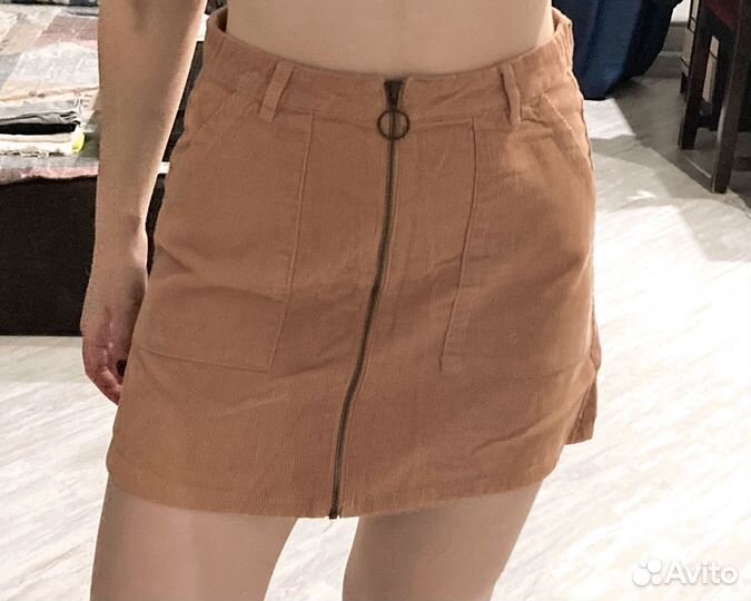 Юбка вельветовая