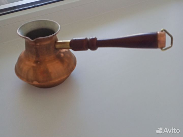 Турка для кофе медная