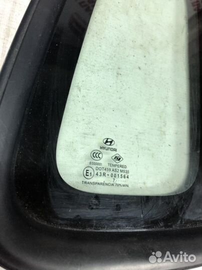 Стекло двери Hyundai Tucson 2007
