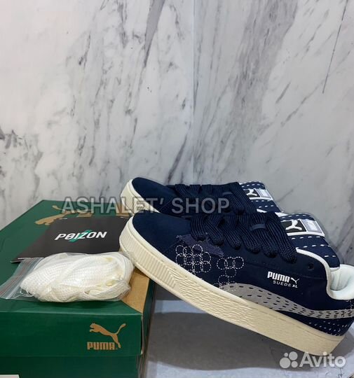 Кроссовки Puma Suede XL синие