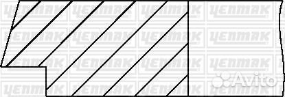 Кольца двс поршневые (к-т на 1 поршень)