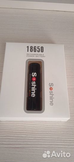 Аккумуляторы Soshine 18650 Li-ion 3400 mAh