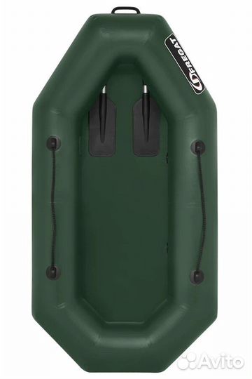 Лодка пвх Фрегат М-1 лайт 200 см с гребками