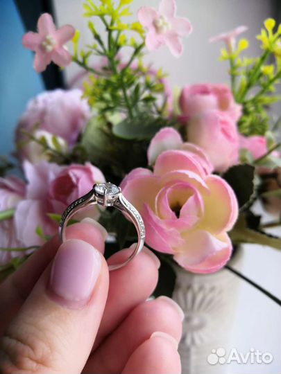Серебряное кольцо 19,5