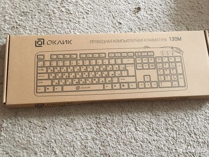 Клавиатура проводная оклик
