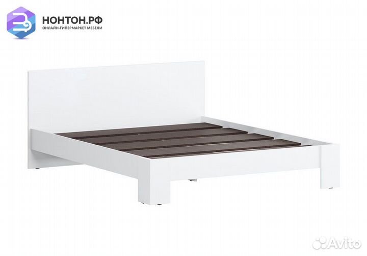 Кровать эва 1.6 м белая