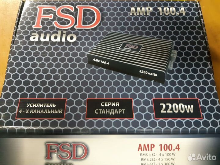 Динамики pride и усилитель fsd2200