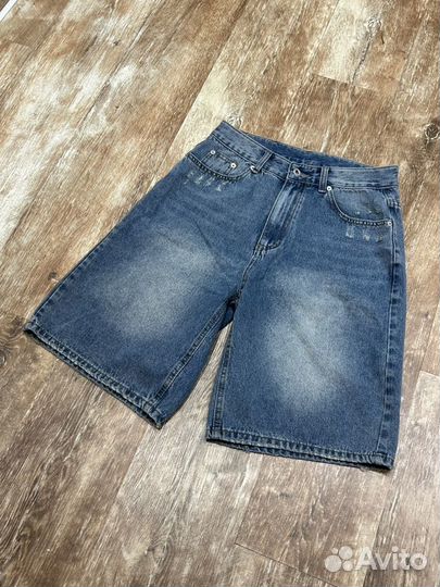 Широкие джинсовые шорты Jorts как Carhartt