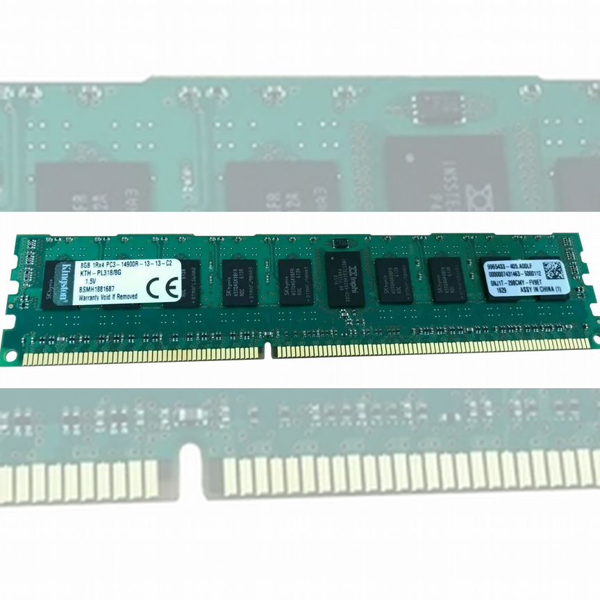 [KTH-PL318/8G] Оперативная Память Kingston 8gb Kth-Pl318/8g