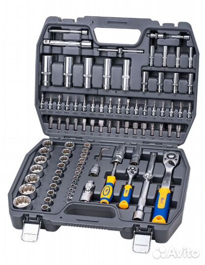 Набор инструмента 1 2 Dr и 1 4 Dr 95 предметов с 12 гран. головками