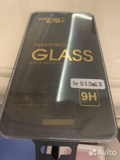 Защитное стекло iPhone 7 и 8.Коробка на 6 айфон