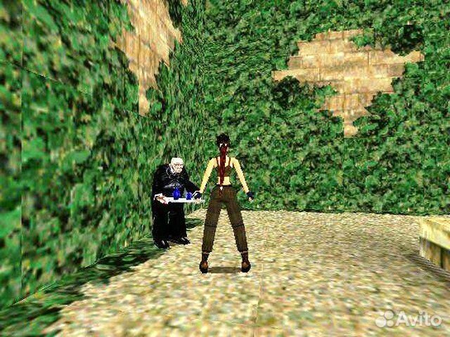 Tomb Raider II, б/у, без обложки, немецкий PS One