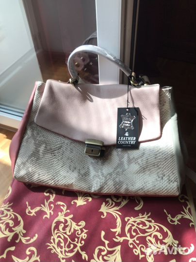 Женская кожаная сумка, Италия