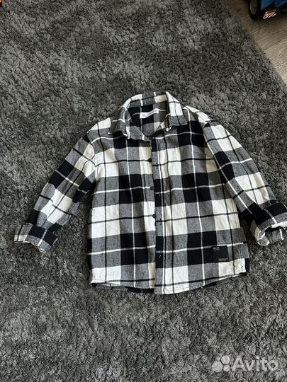 Рубашка zara кофта ralph laurent на мальчика 7