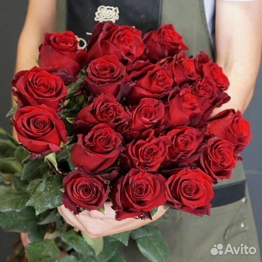 Цветы розы букет