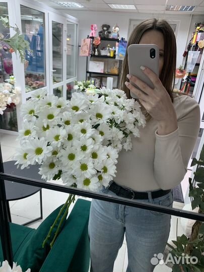Хризантемы букет