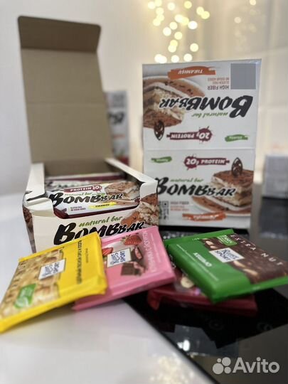 Bombbar Протеиновые батончики Тирамису 25 шт