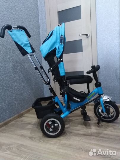 Велосипед с родительской ручкой