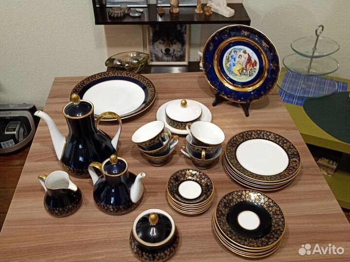 Чайный сервиз фарфор гдр