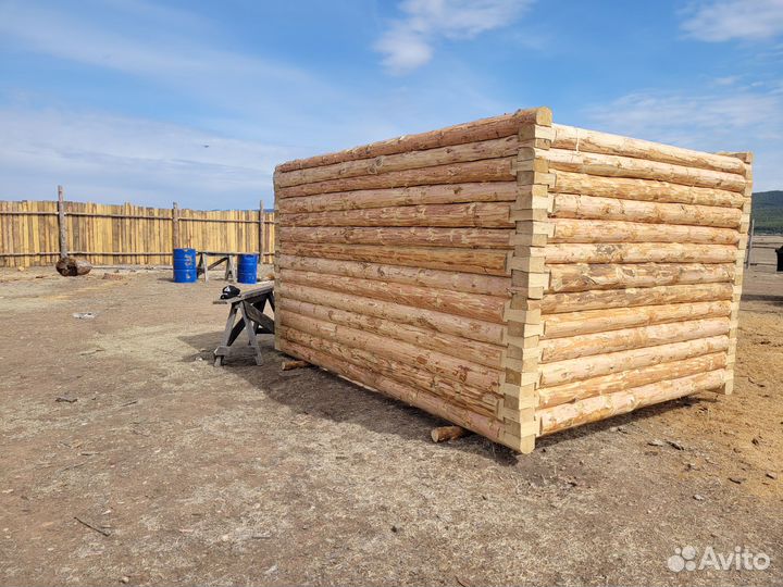 Сруб бани 3х4