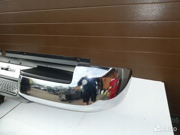 Задний бампер хром VW amarok фаркоп