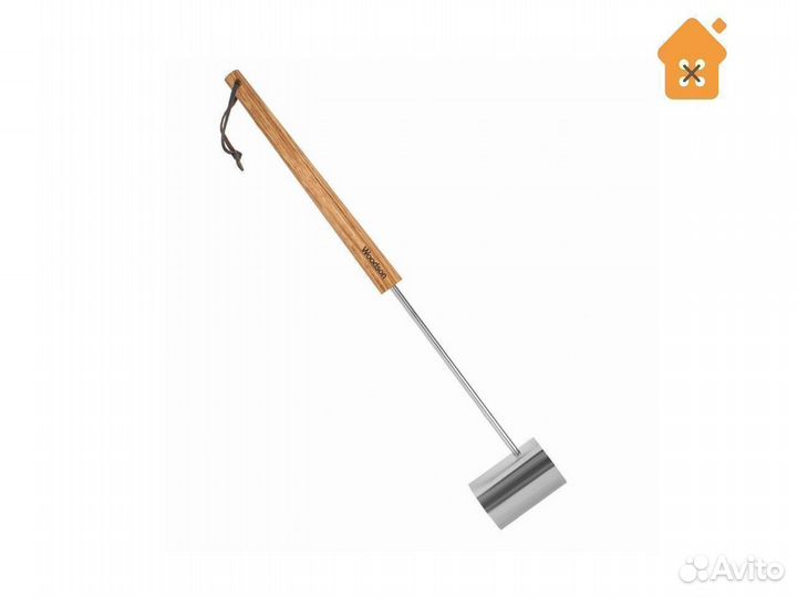 Черпак для бани Woodson Excalibur Long, ручка дуб