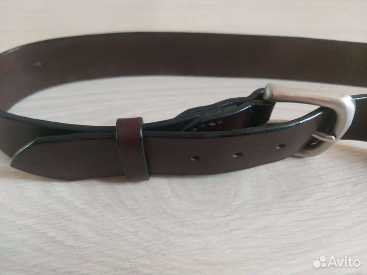 Мужской кожаный ремень ручной работы