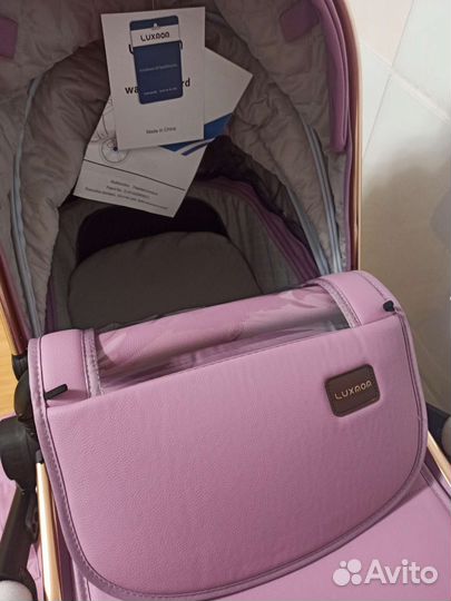 Детские коляски 3 в 1 из эко кожи luxmom 608