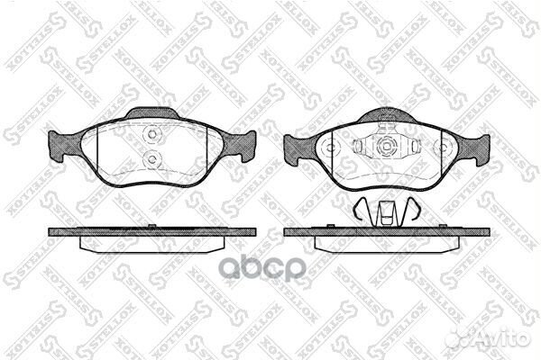 777 000-SX 766 00FDB1394222557 колодки диск