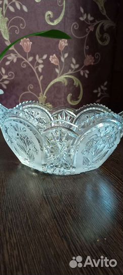 Салатник хрустальный