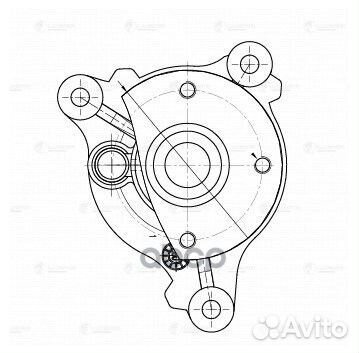 Насос водяной Hyundai Solaris II (17) /Kia Rio IV