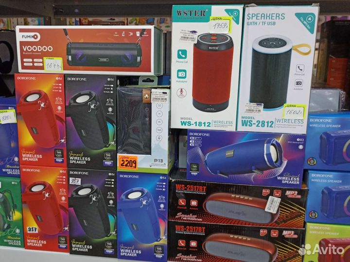 Колонка bluetooth NR-3021 (FM, AUX, microSD, USB)
