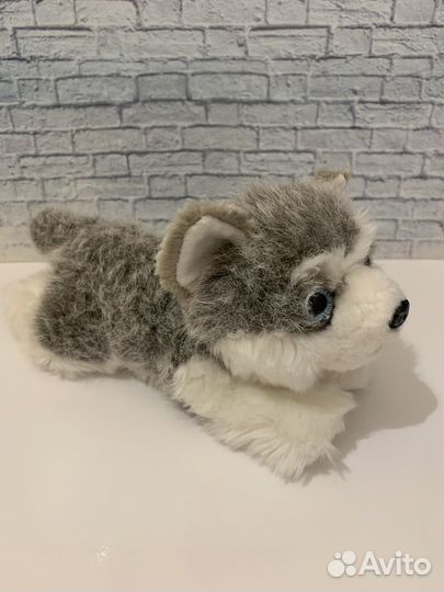 Реалистичная Мягкая игрушка aurora Собака Хаски