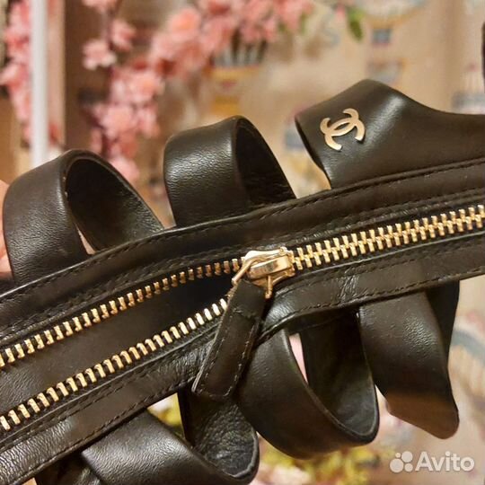 Гладиаторы Chanel 38 натуральная кожа