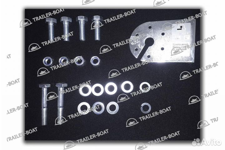 Фаркоп Mitsubishi Outlander 2003-2006, рама и крюк шар 50 мм, 12914