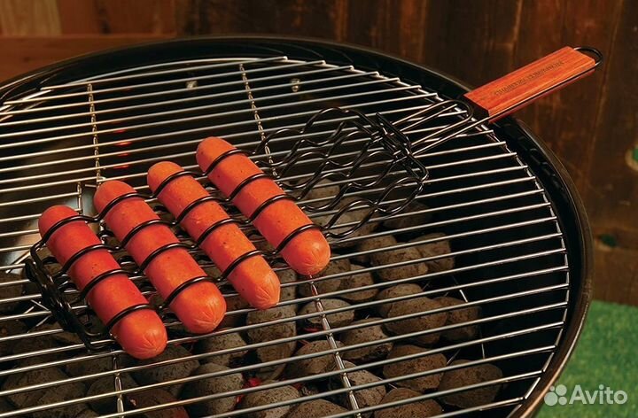 Решетка для сосисок для мангала и гриля