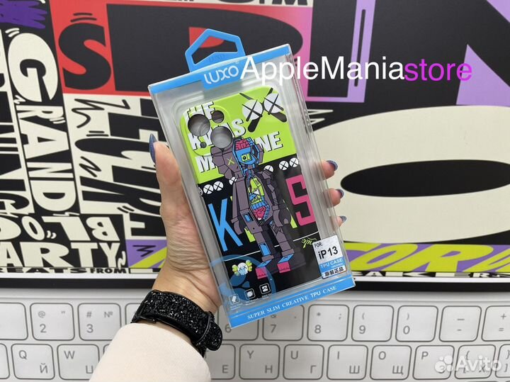 Светящийся в темноте чехол iPhone 13/14