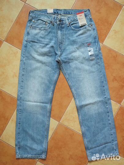 Джинсы тонкие Levi's 505 Regular Fit 34w 30l