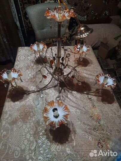 Люстра из венецианского стекла 