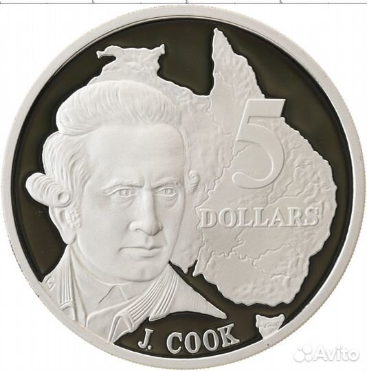 Австралия Набор 5долларов1993 серебро 143,16грамм