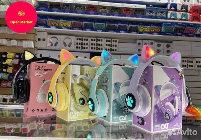 Детские наушники с ушками