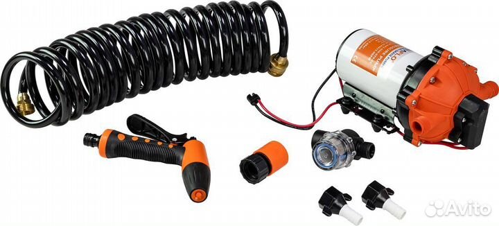 Помывочный комплект для палубы seaflo 18,9 л/м 12В