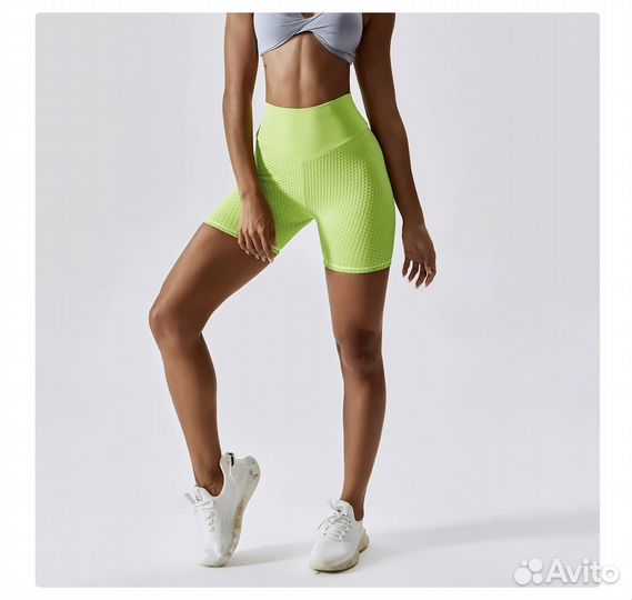 Шорты спортивные с эффектом пуш-ап